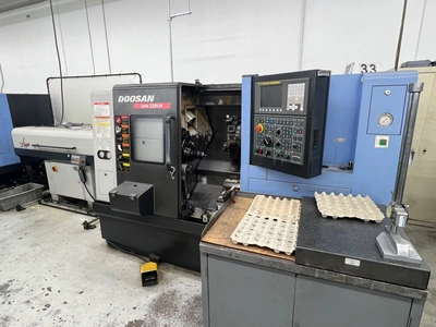 2009 DOOSAN LYNX 220LMA LATHES, SLANT BED, N/C & CNC | Wheeler Machinery Sales (1)