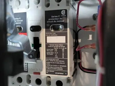 5 hp, 600V, 15A, 3-Ph FVNR Starter, Size 1 Bucket for Freedom 2100 MCC Frame