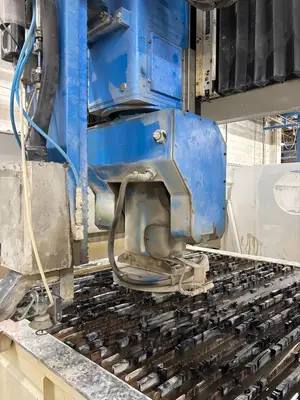 USED 2018 CMS BREMBANA FORMAX JET BRIDGE SAW/WATERJET COMBINATION CNC MACHINE