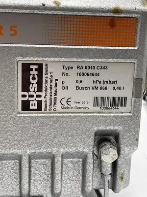 USED BUSCH BUSCH 7AA80M-4K B14, RA 0010 C343