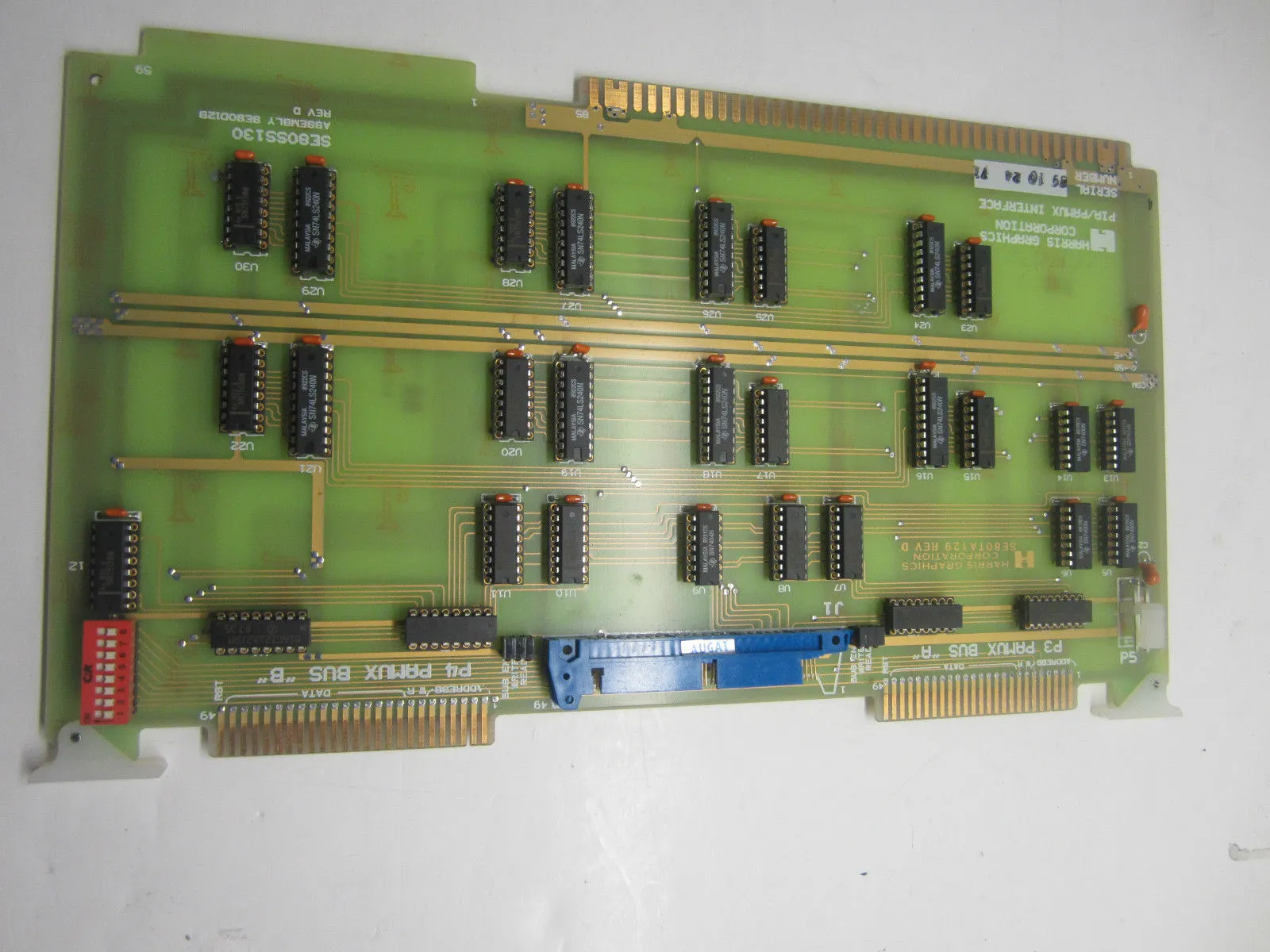 USED Heidelberg Harris SE80TA129 Pia Pamus Interface Board