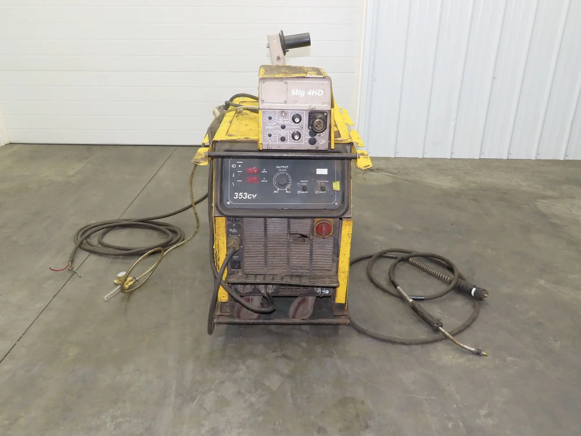 ESAB 353CV Mig Welder 450 amp DC Arc Mig 4HD Wire Feeder 230/460v/575V 3PH