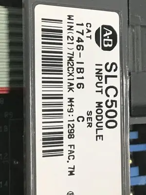 USED ALLEN BRADLEY 1746-IB16 SER C