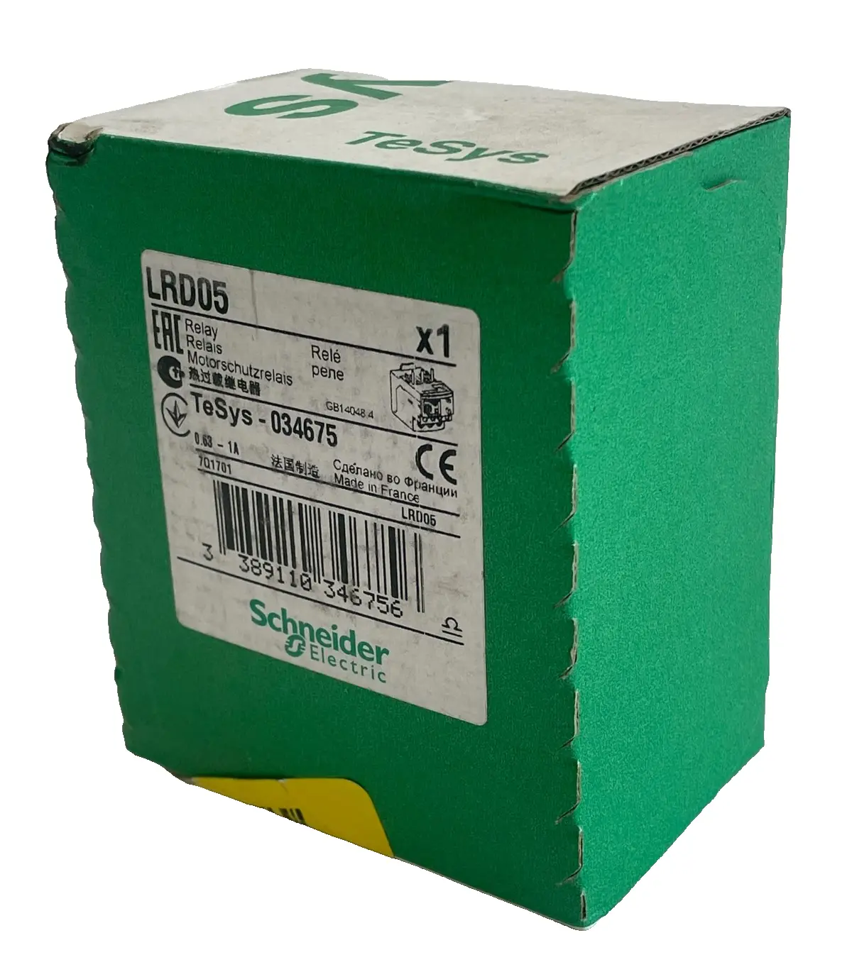 NEW SEALED SCHNEIDER ELECTRIC LRD05 RELAY
