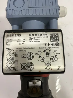 Siemens MXF461.25-8.0 1″ Motorized Magnetic Control Valve 300/1000kPa 24V