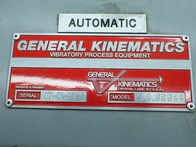 Used GENERAL KINEMATICS S.0.96944 Electrical Panels Ohio US | HGR 24 #907447