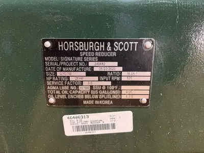 New | in-Stock HORSBURGH & SCOTT SLPD-700 Speed Reducers | Surplus Asset Holdings #1204451