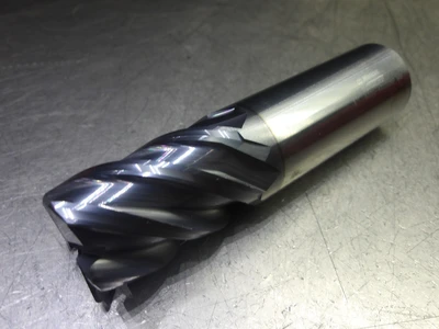 Minicut/VHIcarb 1" 5 Flute Carbide CR Endmill .040" R 6300-40230NF (LOC3373A)