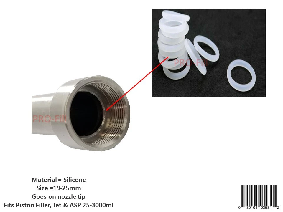 Nozzle Tip O-Ring (Silicone / Viton)