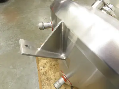 CFR 30 Gallon Cone Insulated Mixing Tank Jacketed 304 Stainless Steel Sanitary