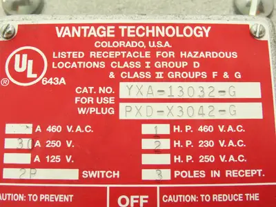 New | in-Stock VANTAGE _UNKNOWN_ Misc Electrical & Power Parts | Arrow Industrial #626991