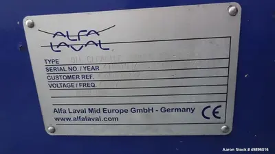 USED ALFA LAVAL MAB 103