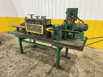 USED BLISS/MAC-HEMP AXY 6-ROLL ROTARY TUBE & PIPE STRAIGHTENER (14626)