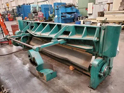 Used 1964 WYSONG 1210 Power Squaring Shears (Gauge) Pennsylvania US | Hildebrand Machinery Co. #1481721