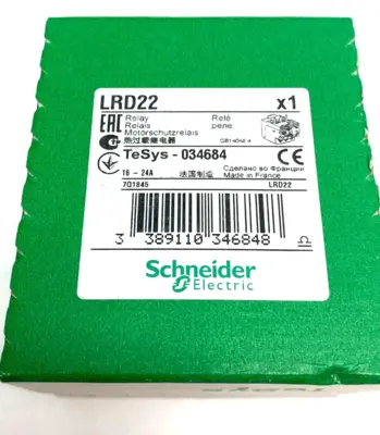 New | in-Stock SCHNEIDER ELECTRIC THERMAL OVERLOAD RELAY TESYS-034684 Relays & Switches Michigan US | Maverick Industrial Sales #1092402