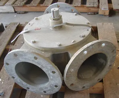 SPC4268  Valve 8" Maco pneumatic diverter valve, Aluminum