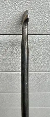 Metal Spooned Spinning Tool ~ 29" Length - 7/8" Tip ~ (5787)