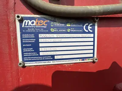 USED 2018 MATEC MAGNUM FP2000X2000