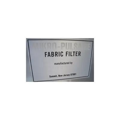Used 600 CFM Mikro-pulsaire Stainless Steel Bin Vent Fabric Filter