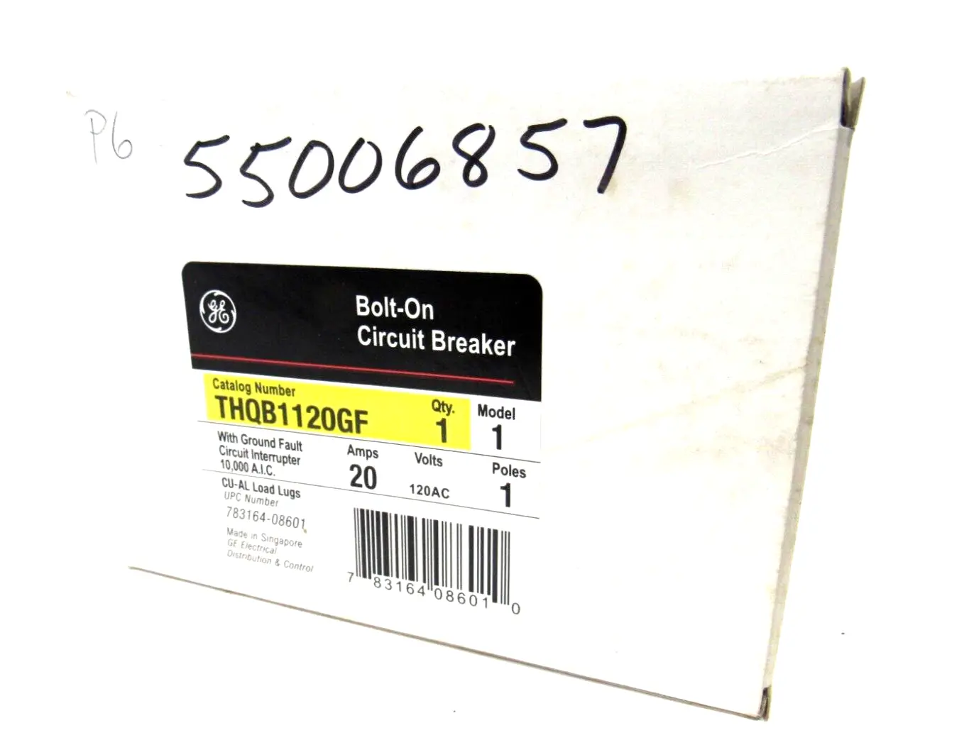 NEW GENERAL ELECTRIC THQB1120GF CIRCUIT BREAKER