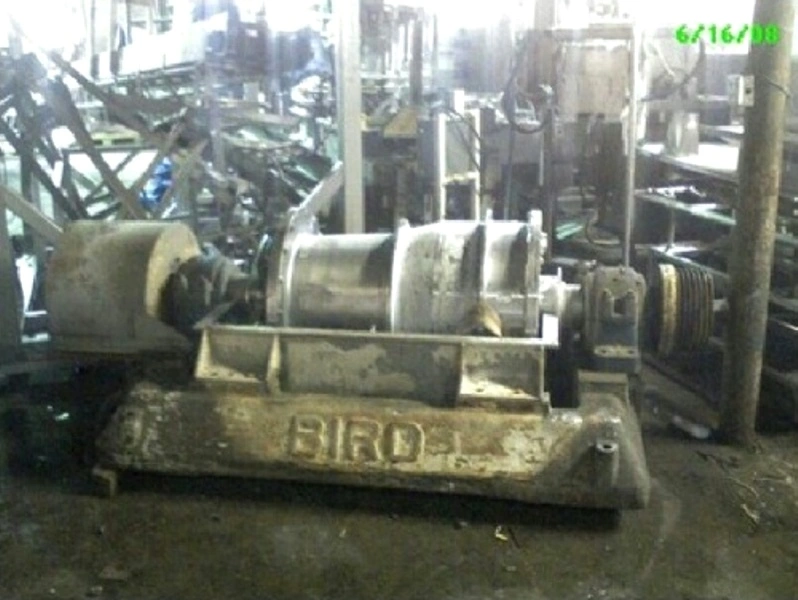 Bird 24 x 38 solid bowl decanter centrifuge, 316L SS.
