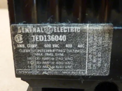 USED GENERAL ELECTRIC / GE TED136040