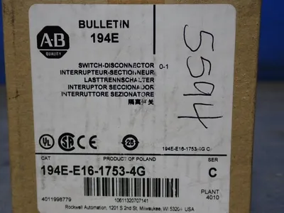 New | in-Stock ALLEN BRADLEY 194E1617534G Disconnects Ohio US | HGR 24 #1134556