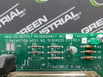 Honeywell 51304335-225 Analog Output Redundancy Termination Assy. Rev. K1 Used