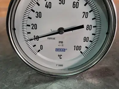 0-100 psi Temperature Gauge