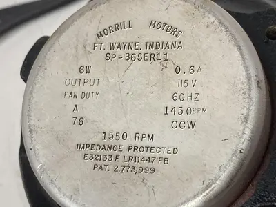 Used RPM SP-B5MV1 Motors (misc) | Surplus Asset Holdings #1205030