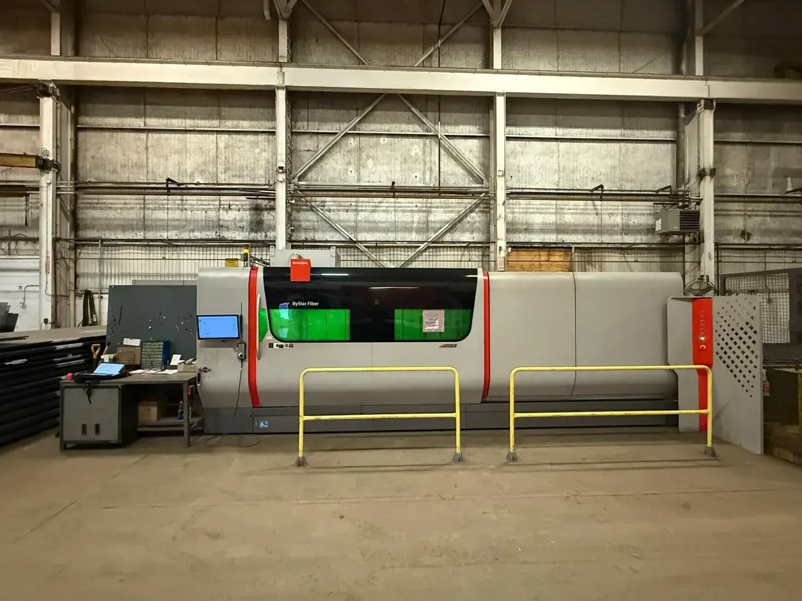 10KW 6' x 13' Bystronic 4020 Bystar Fiber Laser, 2019- Low Hours
