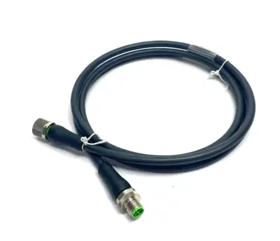 USED MURRELEKTRONIK POWER 0° CONNECTION CORDSET M12 MALE TO FEMALE