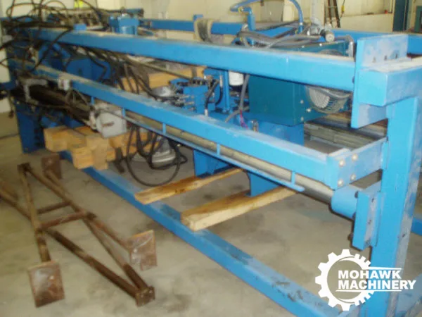 200 LB M/RAD CORPORATION “2424(200)” SHOCK TEST MACHINE - ACCELERATED FEE FALL - HYDRAULIC LIFTING - 8000 LS SEISMIC WEIGHT MASS - 24” X 24” TABLE