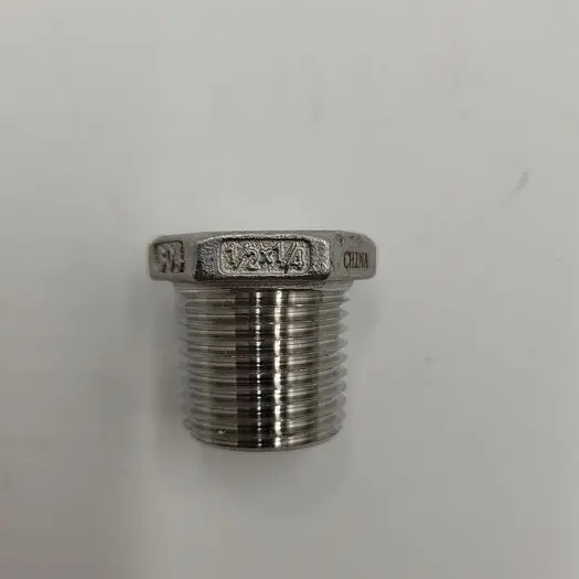 New | in-Stock T304 STAINLESS STEEL REDUCING BUSHING T304 STAINLESS STEEL 1/2" X 1/4" NPT REDUCING BUSHING 150# *NEW* Bearings | ND Industrial Surplus #1220501