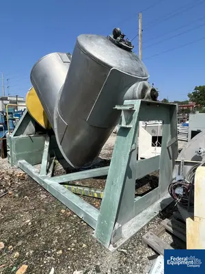 USED Gemco 300 Cu Ft Gemco Twin Shell Blender, S/S