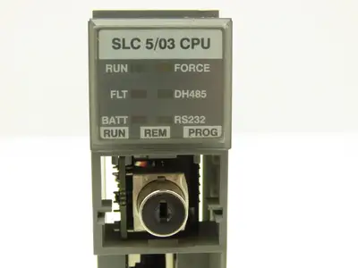Allen Bradley 1747-L531 SLC 500 PLC Processor Unit Ser C Rev 8 FRN 4