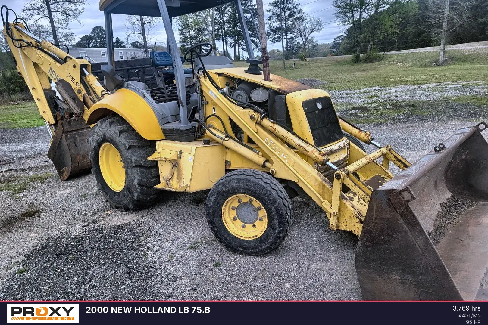 Used 2000 NEW HOLLAND LB 75.B Backhoe Loaders Alabama US | Proxy Equipment #1388575