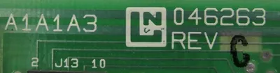 USED LEEDS & NORTHRUP 046263 LOGIC BOARD REV C A1A1A3