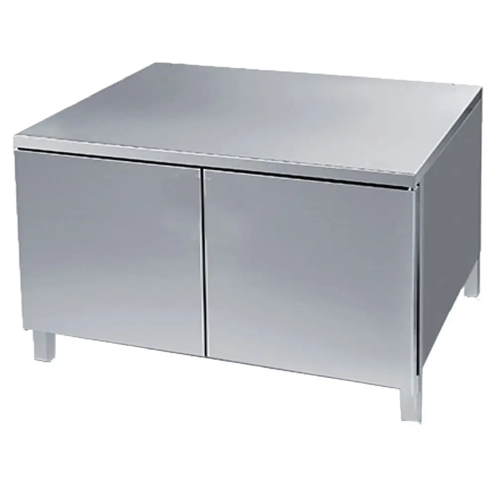 New | in-Stock Atosa New Atosa ASR-62D Atosa Stand w/ Racking & Doors, 4 Legs (Optional Casters) Apply Models: AEC-0621E Chef Bases Illinois US | Falcon Restaurant Supply #1375317