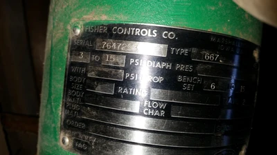 Fisher Type 667, Size 45 Actuator