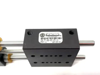 USED DESTACO ROBOHAND BLOCK THRUSTER LINEAR SLIDE, SHORT BODY