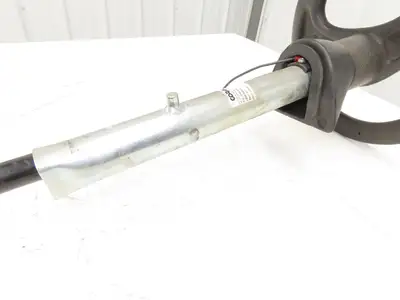 Linde 3355421001 Forklift Steering Wheel & Column W/Horn Removed From E18C-02