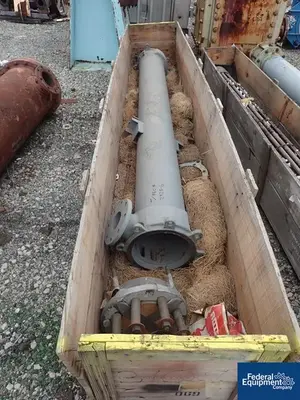 USED Union Carbide 100 Sq Ft Union Carbide Karbate Heat Exchanger, 75/75