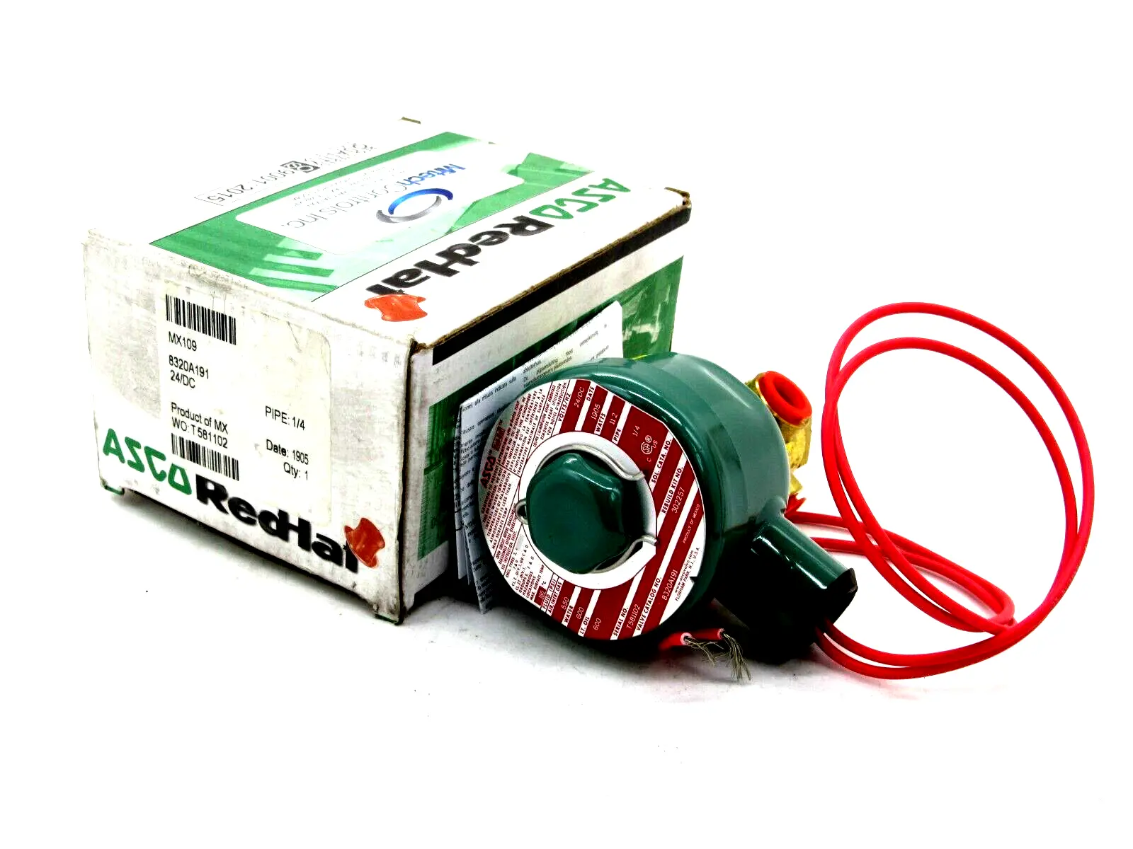NEW ASCO 8320A191 SOLENOID VALVE 24/DC