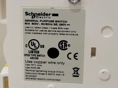 NEW SCHNEIDER ELECTRIC GS2GU3N