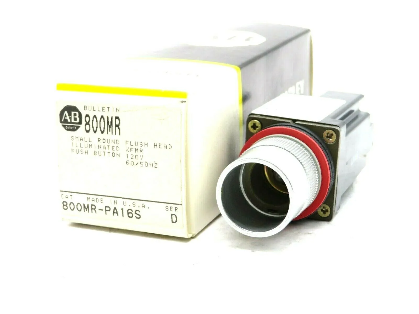 NEW ALLEN BRADLEY 800MR-PA16S PUSH BUTTON SERIES D 800MRPA16S