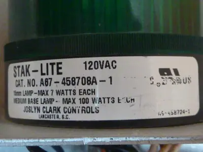 USED JOSLYN CLARK A67-458708A-1