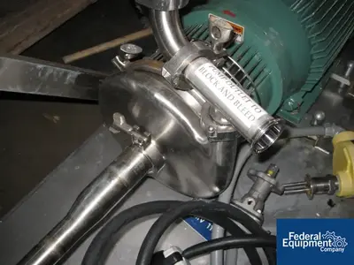 USED Tri-Clover 2.5" x 1.5" Tri-Clover Centrifugal Pump, S/S, 15 HP
