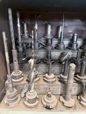 CAT 50 TOOLING W/ CABINET INCLUDED. STOCK # 0325326