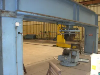 USED FAVRIN 100 TON PLATEROLL / DISH END FORMING